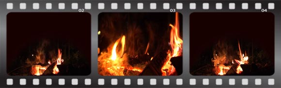 video footages "campfire"