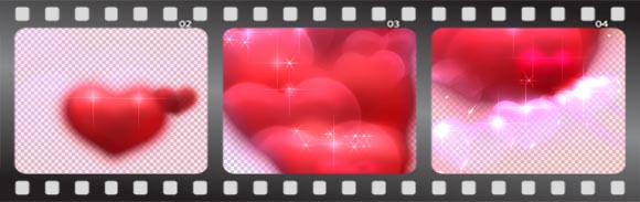 background "Hearts"